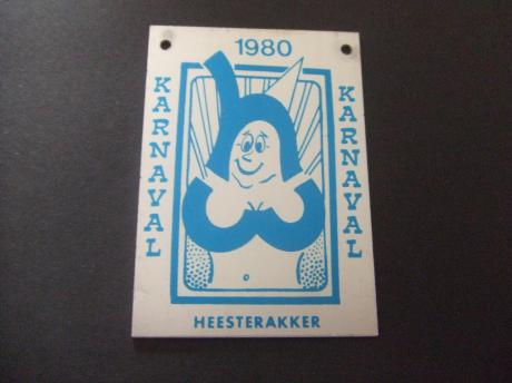 Carnaval Heesterakker Eindhoven blauw 1980